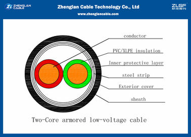 IEC 60502-1 2C Zırhlı Güç Kablosu, Xlpe İzoleli （CU / XLPE / LSZH / STA / NYBY / N2XBY / NYRGBY / NYB2Y）