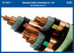 8.7 / 10KV Zırhsız 3 Çekirdek XLPE Kablo （CU / XLPE / LSZH / NYY）, XLPE İzoleli Kablo, Nominal Bölüm ： 25 ~ 400mm² IEC60502 / 60228
