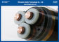 XLPE İzoleli PVC Kılıflı Orta Gerilim Kabloları CU İletken Çelik Bant Zırhlı Kablolar