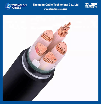 0.6 / 1KV XLPE İzoleli PVC Güç Kablosu Çok Çekirdekli SWA STA Elektrikli Zırhlı Yeraltı