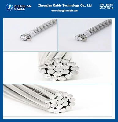 AAC 1000 AWG Alüminyum Çıplak İletken Hawkweed ASTM B 231 Mürekkepli Baskı