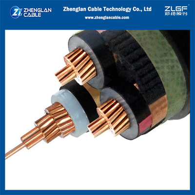 6.35/11kv N2XSY Güç Kablosu Xlpe yalıtımlı zırhlı bakır kablosu DIN VDE 0276-620 HD 620