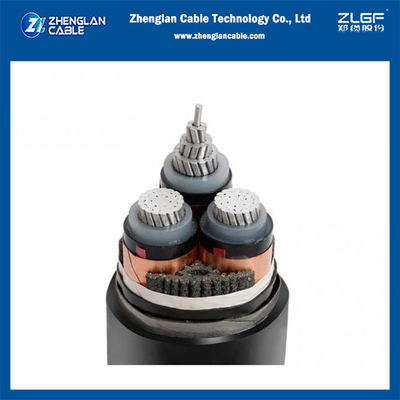 21/35kv NA2XSBY Orta gerilimli güç kabloları AL/sc/xlpe/sc/cts/pvc/sta/pvc 3x185 DIN VDE 0276-620 HD 620