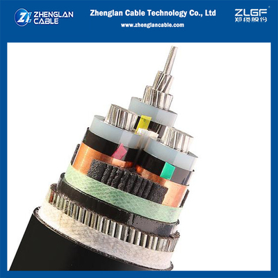 3.6/6(7.2)kv 3x240mm2 AL/SC/XLPE/SC/CTS/PVC/SWA/PVC alüminyum kablo zırhlı güç kablosu IEC60502-2