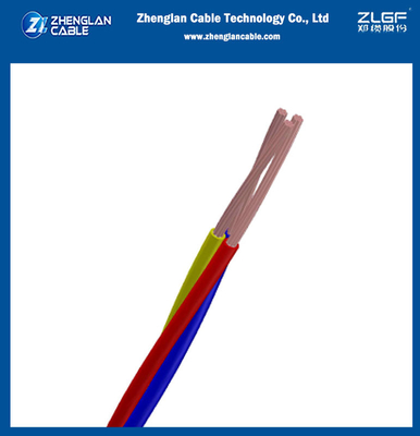 0.6/1KV Düşük Voltajlı Bakır PVC İzole Üçlü (CV) Güç Kabloları IEC 60228 için 3 çekirdek; IEC 60227 ((CU/PVC)