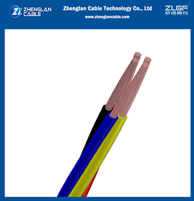 0.6/1KV Düşük Voltajlı Bakır PVC yalıtılmış güç kabloları 4Core Quadruplex (CV) IEC 60228; IEC 60227 ((CU/PVC) için