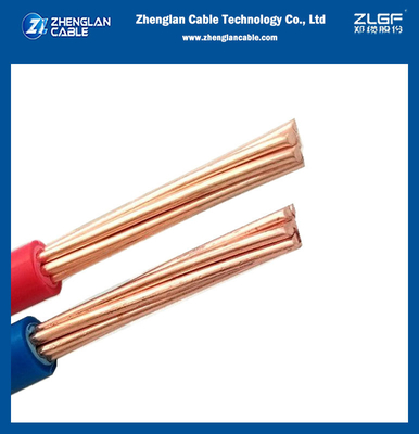 PVC yalıtılmış kablolar İletici Sınıf 2 CU/PVC BV 10 16 25 35sqmm Bina Kablosu ve Kablosu IEC 60228 60227-3 IEC 60227-1