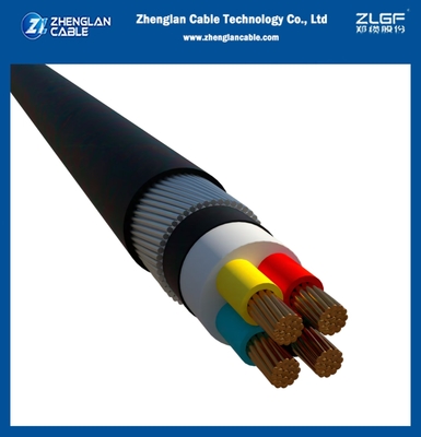 0.6/1kv LV Düşük Voltajlı SWA Zırhlı Yeraltı Kablosu 4x95mm2 CU/XLPE/PVC/SWA/PVC IEC60520-1