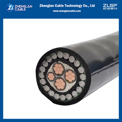 1KV düşük gerilimli güç kablosu NYRY CU/XLPE/SWA/PVC 3x 25+16MM2 IEC60502-1