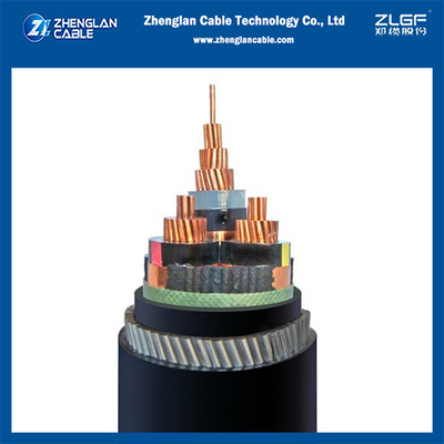 6/10KV Cu/SC/XLPE/SC/CTS/PVC/SWA/PVC 3x95mm2 Orta Gerilim Güç Kablosu