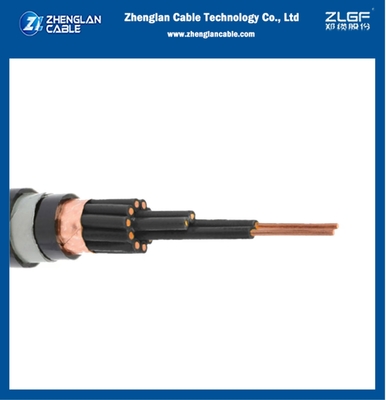 Elektrikli Kontrol Kablosu 0.6/1kV 12X2.5mm2 Bakır çekirdekli PVC yalıtılmış PVC Bakır bantla kaplanmış ekran kontrol kablosu