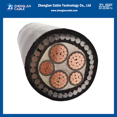 0.6/1kv XLPE yalıtılmış SWA zırhlı kablo 3+2 çekirdekli Cu/xlpe/pvc/swa/pvc 3x25+2x16mm2 IEC60502-1 / IEC60228