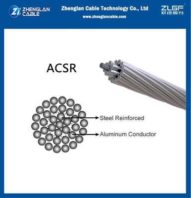 ACSR Çıplak İletken Alüminyum iletken çelik 120/20mm2 AL26/2.44 ST7/1.90 BS215