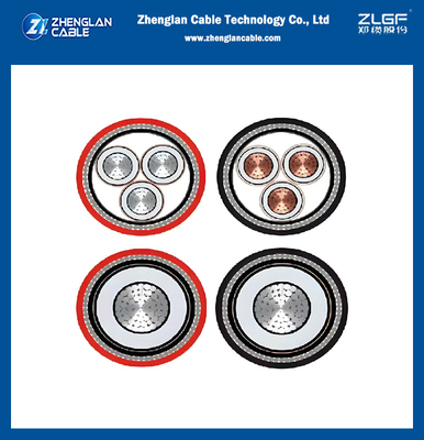 Üç / Tek çekirdekli XLPE yalıtımlı PVC kabuklu alüminyum ileticisi AS/NZS 1429.1