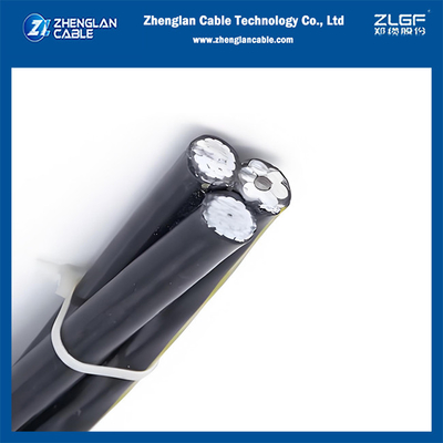 1KV ABC Kablo Triplex AAC/XLPE+ACSR/XLPE 2x2AWG+2AWG ASTM S76-474