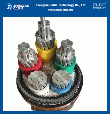 NA2XRY YJLV32 0.6/1KV LV CU/AL XLPE yalıtım SWA PVC kablosu 3 çekirdek 95mm2 güç kablosu