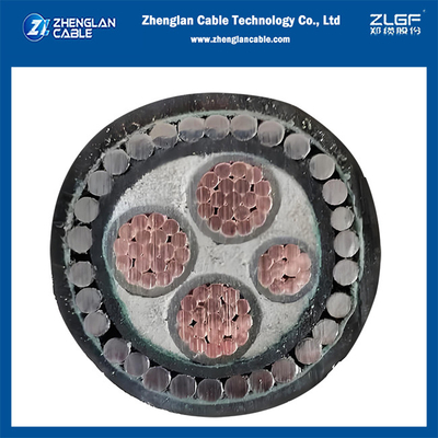 Düşük Voltajlı Güç Kablosu 0.6/1KV CU/XLPE/PVC/SWA/PVC 3x95+1x50mm2 BS5467