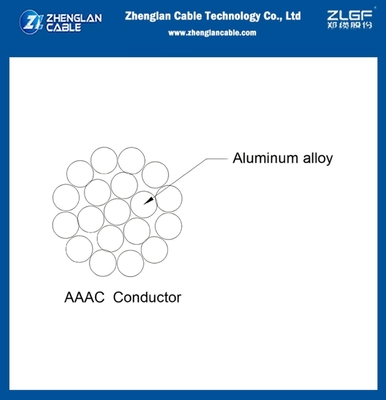 AAAC YEW Çıplak İletken Tüm Alüminyum Alaşımlı İletken AAAC 479mm2 37/4.06mm BS3242