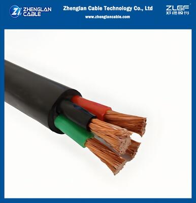 0.6/1kV AG Gerilim Bakır Enerji Esnek Kablo CU/PVC/PVC Sınıf 5 iletken PVC yalıtım PVC kılıf IEC 60502-1