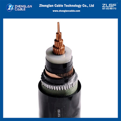Doğrudan Gömü için 12/20KV Bakır İletkenli XLPE İzoleli AWA Zırhlı Orta Gerilim Güç Kablosu