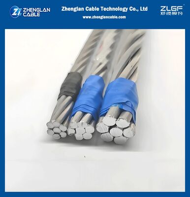 Havai çıplak iletken AAAC Alçak/Yüksek Gerilim Çıplak Alüminyum İletken Hafif Tasarım Elektrik Güç İletimi ve Dağıtım Projeleri için İdeal