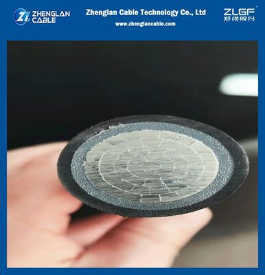 15kV Kendiliğinden Taşan Alüminyum XLPE Orta Voltajlı Üst Kablo Ağac Tel 2-3 Katman Tek çekirdekli Kablo