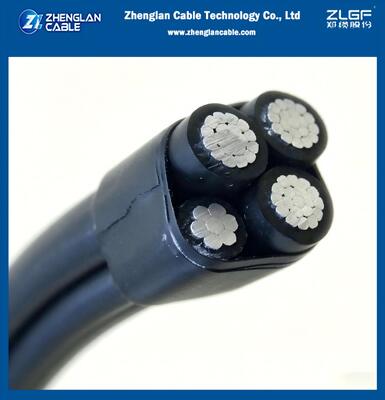 1KV ABC Kablo 3x95+50mm2 Alüminyum Çekirdek XLPE Yalıtımlı Alüminyum Alaşımlı XLPE Yalıtımlı AAC/XLPE+AAAC/XLPE ASTM B231