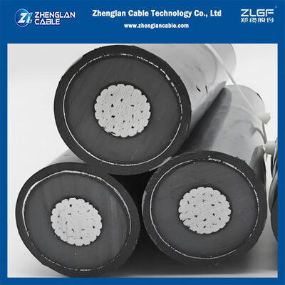 12/20KV 3x1x150mm2 Orta Voltaj (HTA) Dönmüş Alüminyum Kablo NFC 33-226 Yeraltı kullanımı