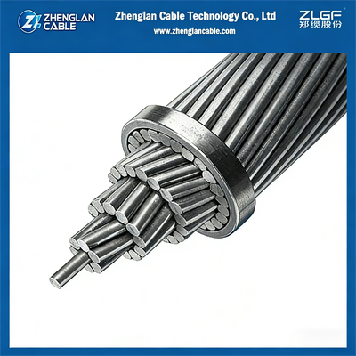 ACSR 240/40mm2 çıplak alüminyum iletken çelikle desteklenmiş (26/3.45+7/2.68) DIN48204