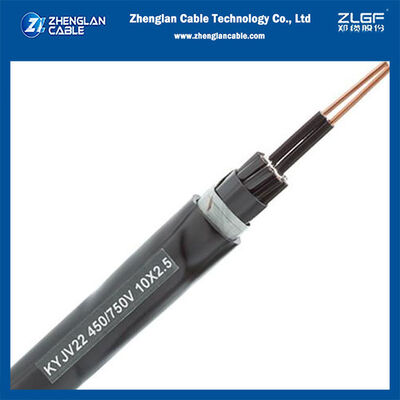 0.6/1kV XLPE İzoleli Kontrol Kablosu Bakır İletkenli PVC Kılıflı - Güç İstasyonları için Zırhlı Kontrol Kablosu