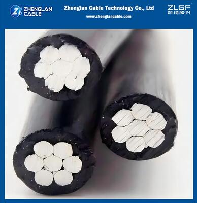 Havai Üçlü Kablo Triplex Kablo 0.6/1kv AAC/XLPE+AAAC/XLPE 2x2AWG+2AWG ICEA S-76-474-2004