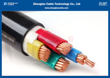 Nominal Alan: 4 * 1.5 ~ 4 * 400mm2 Zırhsız Dört Çekirdek LV Güç Kablosu / PVC İzoleli (0.6 / 1KV) IEC 60502-1 (CU / PVC / NYY / N2XY)
