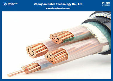 4c XLPE İzoleli Zırhlı Elektrik Kablosu, PVC Kılıf （AL / CU / PVC / XLPE / STA / NYBY / N2XBY） Nominal Bölüm ： 4 * 1,5 ~ 4 * 400mm²