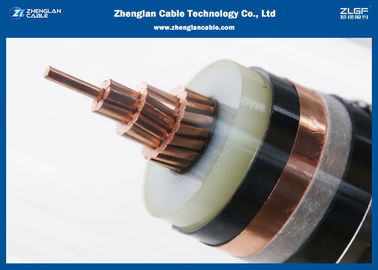 Nominal Bölüm ： 1 * 50 ~ 1 * 630mm² 1Core Orta Gerilim Elektrik Kabloları 18/30 KV (Zırhlı) （CU / PVC / XLPE / LSZH / DSTA / NYBY / N2XBY）