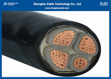 Zırhlı 4C Alçak Gerilim Elektrik Kablosu Pvc / Xlpe İzoleli （CU / PVC / XLPE / LSZH / STA / NYBY / N2XBY inal Nominal Bölüm ： 4 * 1,5 ~ 4 * 400mm²