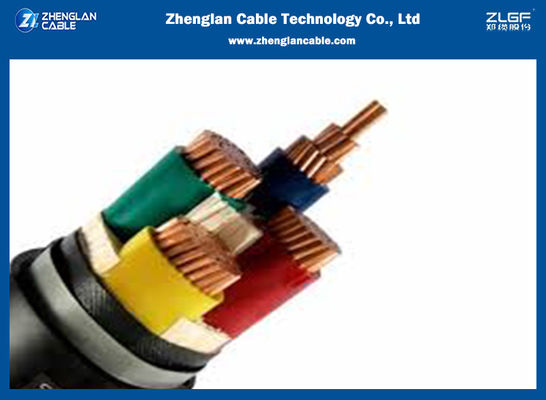 4x10sqmm SWA 4 Çekirdekli Zırhlı Kablo CU / XLPE / PVC / SWA / PVC ISO 9001 2015