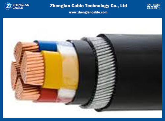 CU / XLPE / PVC / SWA / PVC Alçak Gerilim Elektrik Kablosu 4x50sqmm ISO 9001 2015
