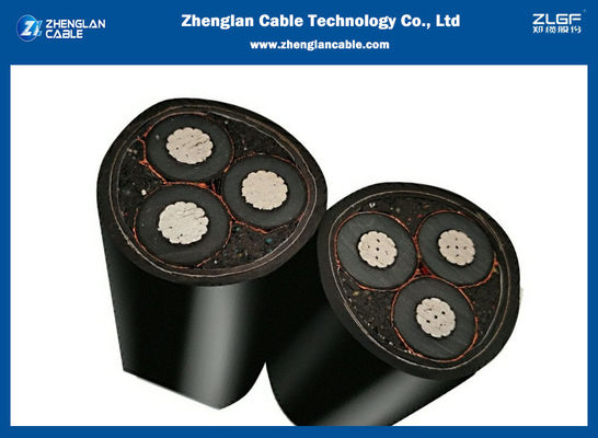 3 çekirdekli Alüminyum Orta Gerilim Güç Kabloları 11kv STA Zırhlı Güç Kablosu 3x95mm2 IEC60502-2