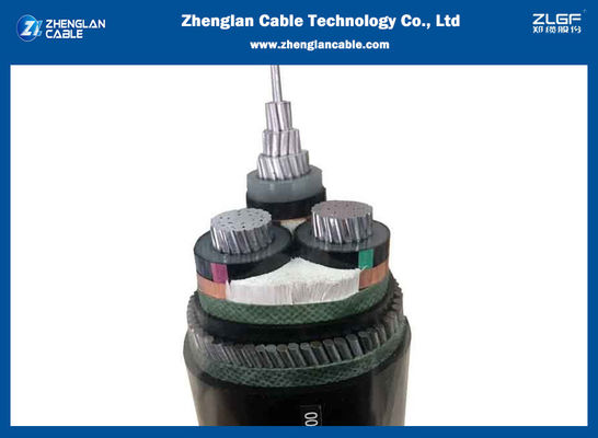 12.7/22kv 3x95mm2 Zırhlı Alüminyum Orta Gerilim Güç Kabloları BS 6622/BS 7835/IEC 60502