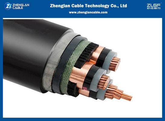 XLPE Zırhlı Elektrik Teli CU/XLPE/CTS/STA/SWA/PVC 11kV 12kV 15kV 22kV 33kV IEC60502-2