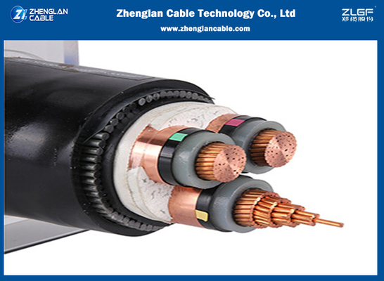 AL/CU 3C Zırhlı Güç Kablosu XLPE İzoleli PVC Kılıflı 3.6KV - 35KV Yeraltı