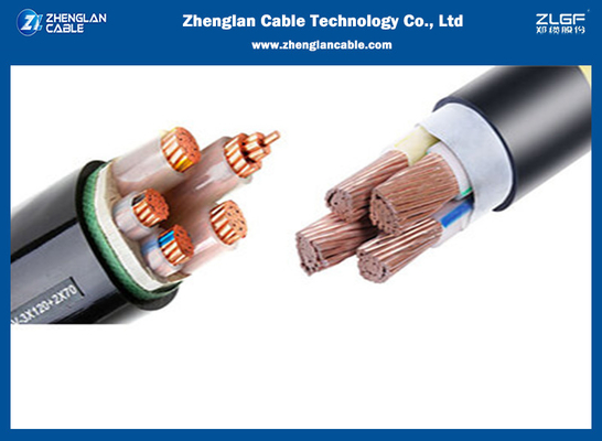 0.6/1KV Zırhlı / Zırhsız AG Elektrik Güç Kablosu CU(AL)/XLPE/PVC/STA/PVC IEC60502-1