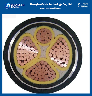 Çok Çekirdekli STA Zırhlı Yeraltı Güç Kablosu 0.6/1KV 3/4/3+1 Çekirdek Yangına Dayanıklı
